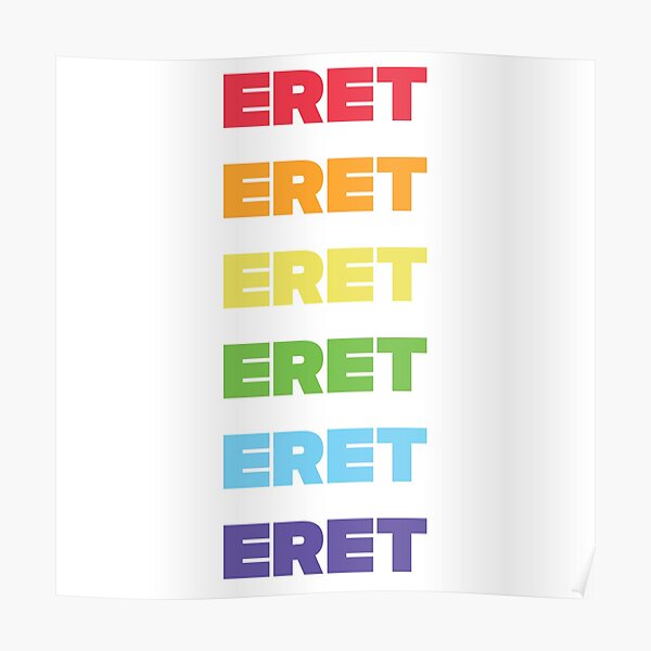 Sản phẩm Eret Pride Poster RB1507 Offical Eret Merch