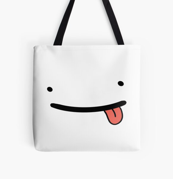 Funny dream Smile merch, Smile of the tongue ! , Dream smp merch, Funny Smile All Over Print Tote Bag RB1507 product Offical Dream Smile Merch