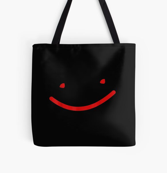 Funny Dream Smiley Black Red Men Women Girls Kids All Over Print Tote Bag RB1507 product Offical Dream Smile Merch