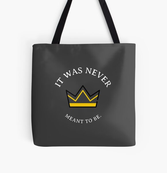 the eret "it was never meant to be" quote  All Over Print Tote Bag RB1507 product Offical Eret Merch