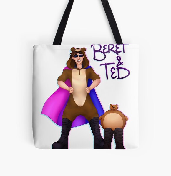 MCYT - Eret and Ted All Over Print Tote Bag RB1507 product Offical Eret Merch