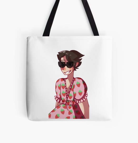 The eret Strawberry Dress Design All Over Print Tote Bag RB1507 product Offical Eret Merch