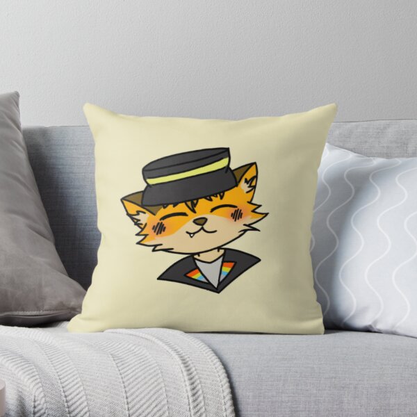 Dream Smp Chibi Fundy Throw Pillow RB1507 product Offical Fundy Merch