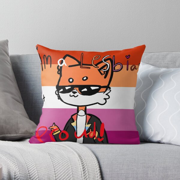 fundy lesbian pride  Throw Pillow RB1507 product Offical Fundy Merch