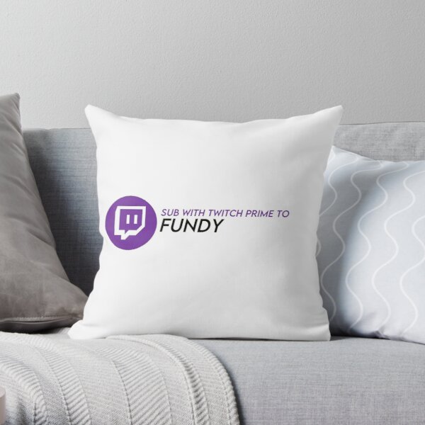 twitch prime fundy Throw Pillow RB1507 product Offical Fundy Merch