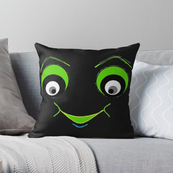 Green Dream Smile Throw Pillow RB1507 product Offical Dream Smile Merch