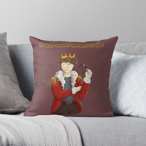"It was never meant to be" - Eret Throw Pillow RB1507 product Offical Eret Merch