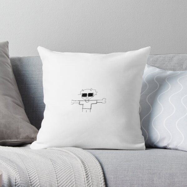 Eret T Pose Throw Pillow RB1507 product Offical Eret Merch