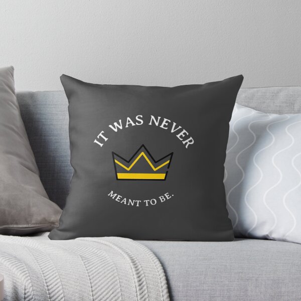 the eret "it was never meant to be" quote  Throw Pillow RB1507 product Offical Eret Merch