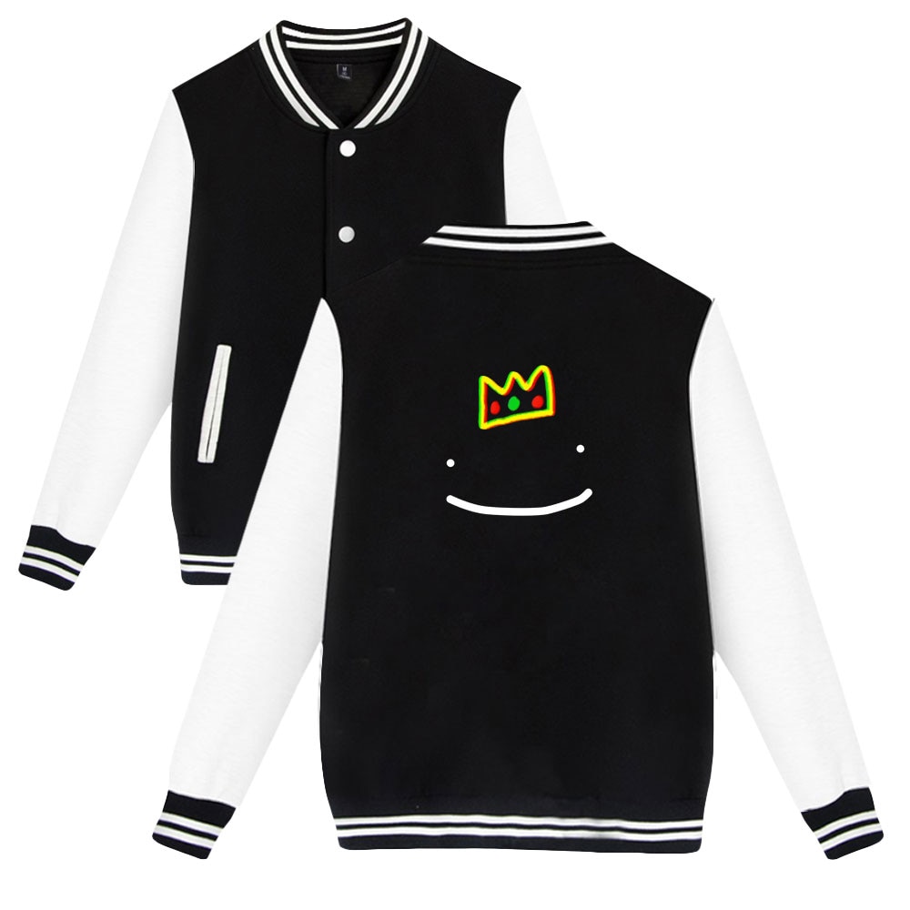 Ranboo Baseball Jacket Women Men Fashion Long sleeved Jacket Trend Casual Baseball Uniform - MCYT Store