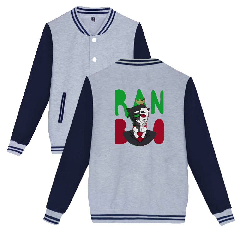 WAWNI Ranboo Baseball Jacket Fashion Printed Sweatshirt Winter Hip Hop Trend Hot Sale Baseball Uniform Harajuku - MCYT Store